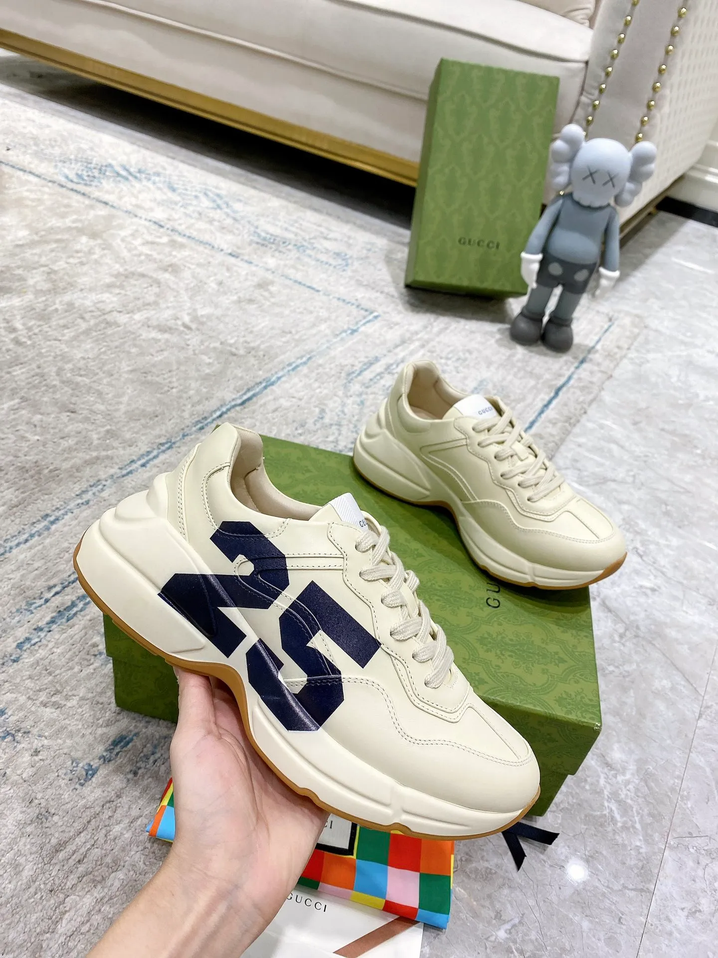 👟👟Ex-factory price 480👟👟 Women's shoes, women's clothing GUCCI Gucci dad shoes. The original disassembly took more than 3 months to develop 1:1. The version has been upgraded again, with chips, packaging, imported cowhide, and all made with computerized cars. Couple 👫 style 🔜Versatile in all seasons 🔜 Fashion 🔜 Personality 🔜 Different 🔵More than 20 layouts in the full series, welcome to consult pictures Outsole: The latest original development T👟👟Ex-factory price U vacuum Upper: Imported cowhide🐮 Lining: Original A mixed sheepskin🐏 Feet: Original A grade mixed sheepskin 💯Full set of packaging Medium and low belt LOGO code number: Women's code 35-40 Men's code 38-45 (38 45 customized